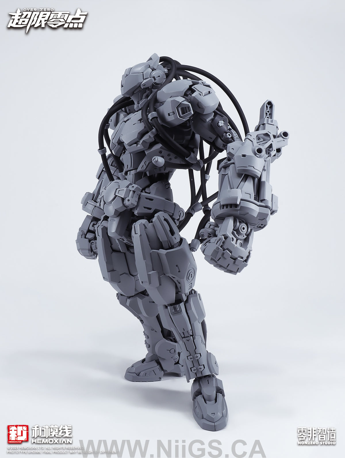 NONZERO STUDIO (Hemoxian) 1/10 Over Zero Series Boxer Baki Model Kit