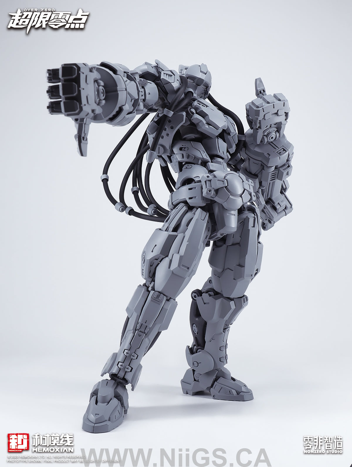 NONZERO STUDIO (Hemoxian) 1/10 Over Zero Series Boxer Baki Model Kit