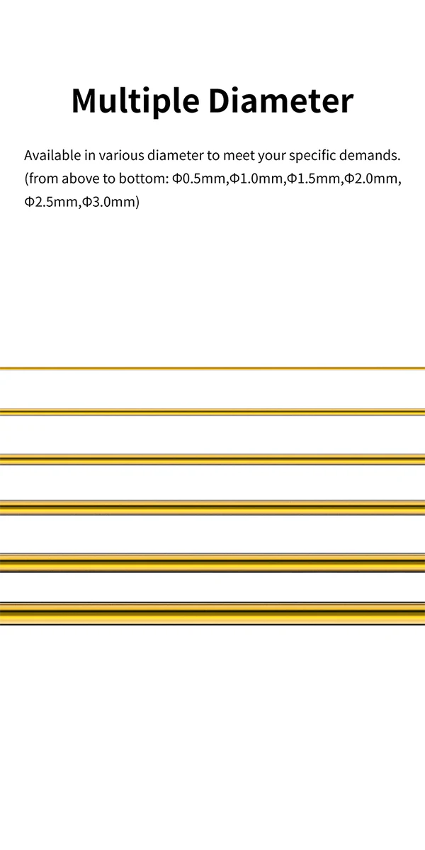 Dspiae Brass Bars For Modeling