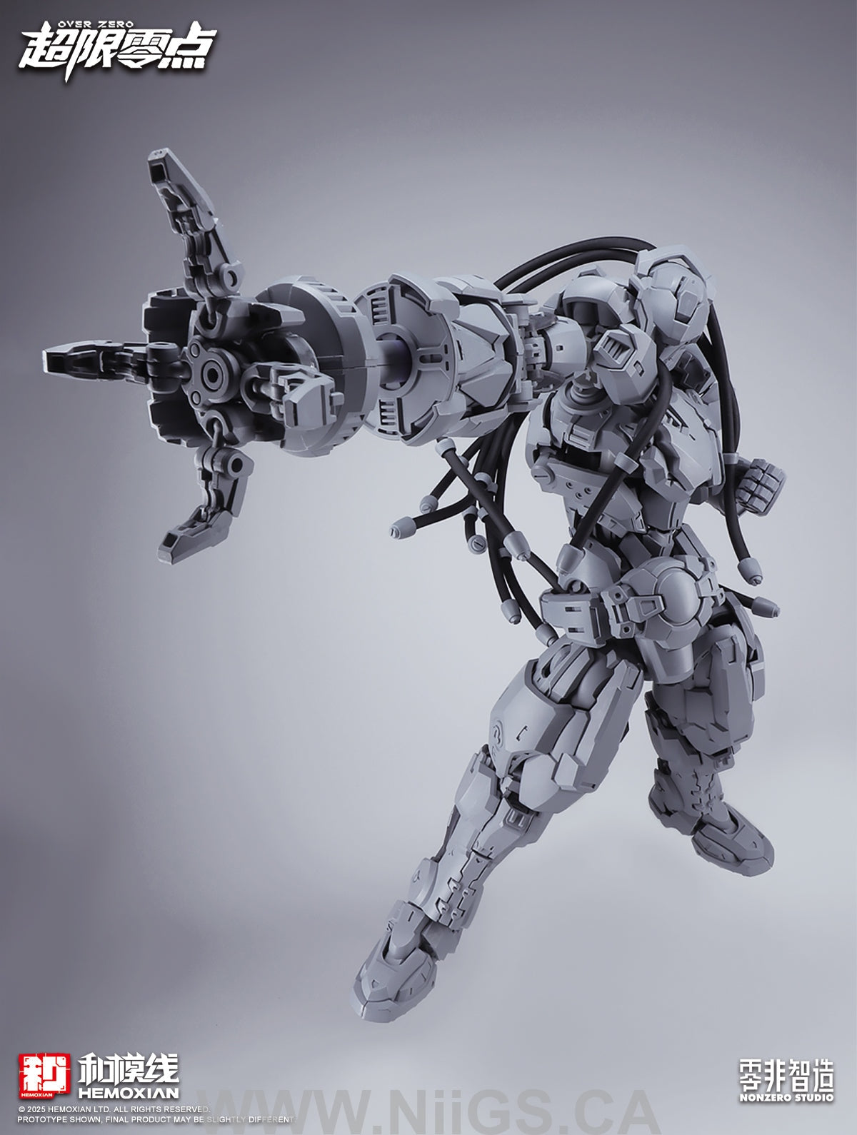 NONZERO STUDIO (Hemoxian) 1/10 Over Zero Series Boxer Baki Model Kit