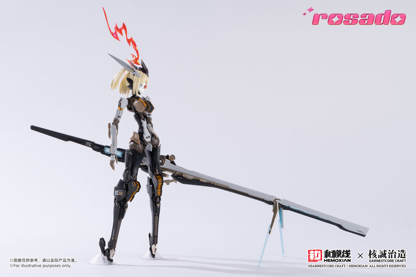 NONZERO STUDIO (Hemoxian) Hemoxian X Earnestcore Craft 1/10 Rosado Starflower Lily MK3