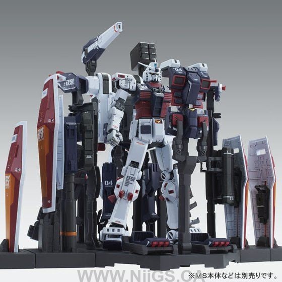 LIMITED Premium Bandai MG 1/100 Weapon & Armor Hanger FOR Full Armor Gundam Ver. Ka (GTB version)