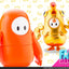 KOTOBUKIYA FALL GUYS ULTIMATE KNOCKOUT Action Figure pack Legendary Edition: Orangeade/Golden Chicken Costume