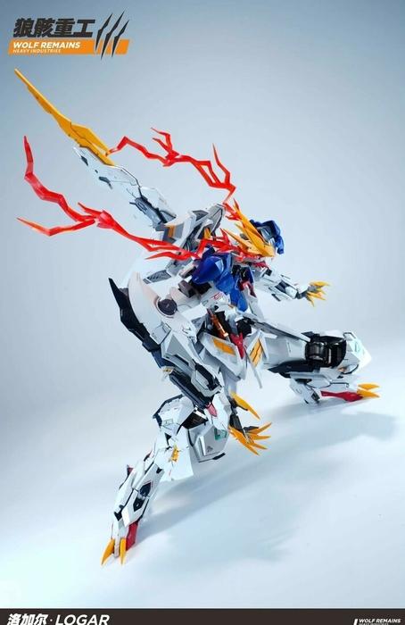 WOLF REMAINS Heavy Industry PG 1/60 Logar Barbatos Lupus Rex Metal Frame Model Kit