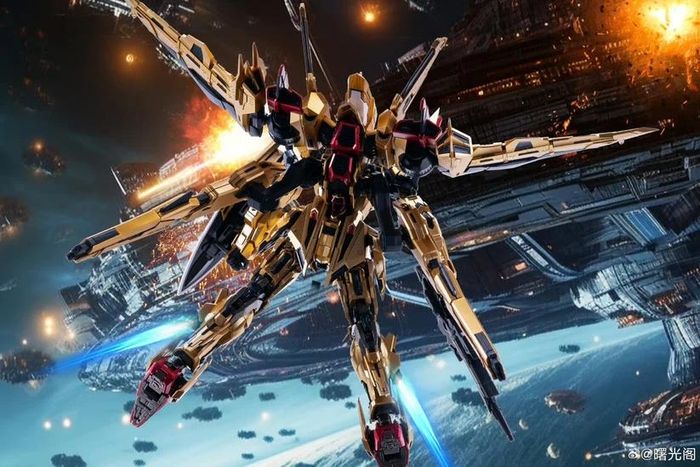 Aurora Studios 1/100 Dawn Break (Akatsuki Shiranui & Oowashi) Metal Frame Model Kit