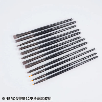 Madworks BP-001-12 Neron Paint Brushes (12 pack)
