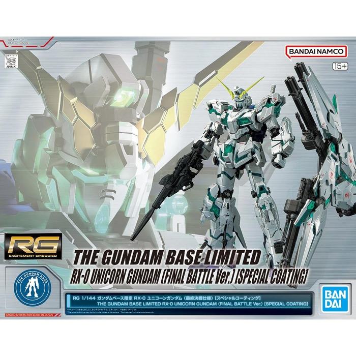 LIMITED Gundam Base Limited RG 1/144 RX-0 Unicorn Gundam Final Battle Ver. [Special Coating]