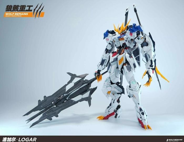 WOLF REMAINS Heavy Industry PG 1/60 Logar Barbatos Lupus Rex Metal Frame Model Kit