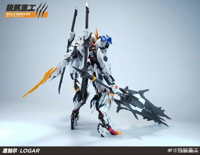 WOLF REMAINS Heavy Industry PG 1/60 Logar Barbatos Lupus Rex Metal Frame Model Kit