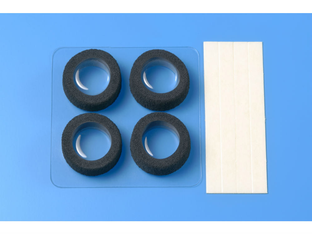 Tamiya 1/32 MINI 4WD Parts Narrow Reston Sponge Tires (Black)