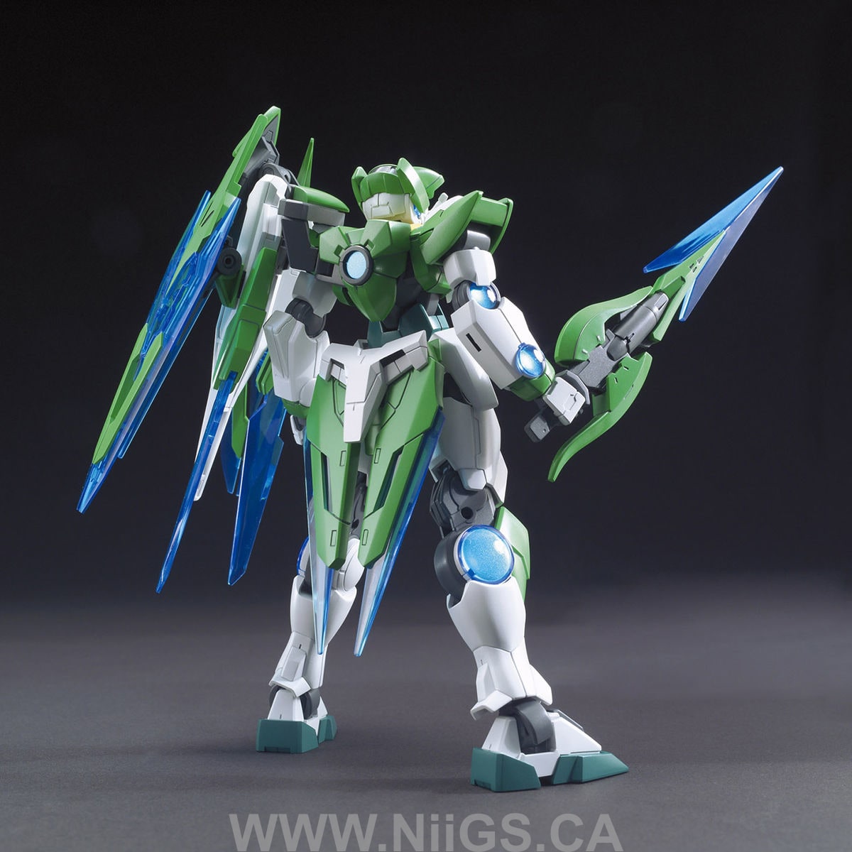 BANDAI Hobby HGBF 1/144 Gundam OO SHIA QAN[T]