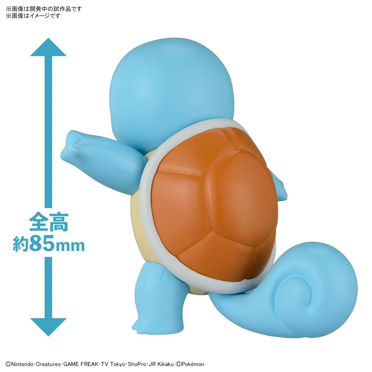 BANDAI Pokémon Model Kit QUICK!! 17 SQUIRTLE