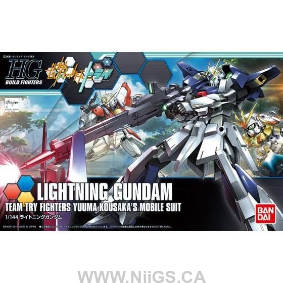BANDAI Hobby HGBF 1/144 Lightning Gundam