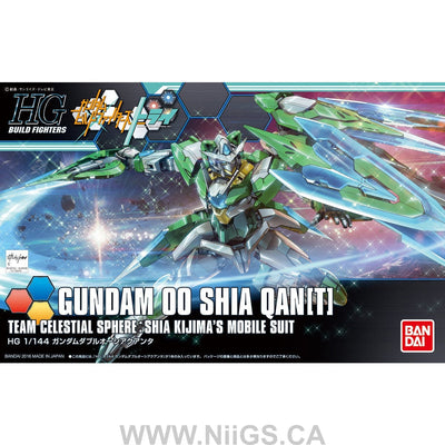 BANDAI Hobby HGBF 1/144 Gundam OO SHIA QAN[T]