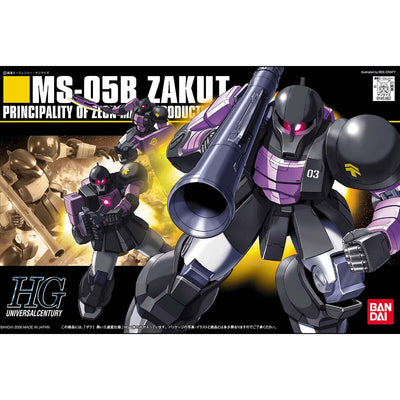 BANDAI HOBBY 1/144 HGUC ZAKUⅠ BLACK TRI STARS