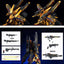 Shenma model 1/100 MG Golden Warrior Metal Frame Model Kit