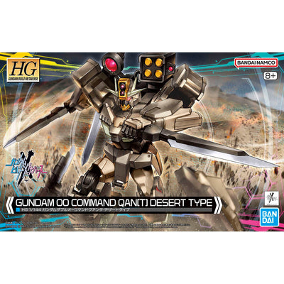 BANDAI Hobby HG 1/144 GUNDAM 00 COMMAND QAN[T] DESERT TYPE