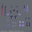 BANDAI Hobby 30MM 1/144 EXM-H15E ACERBY (TYPE-E)