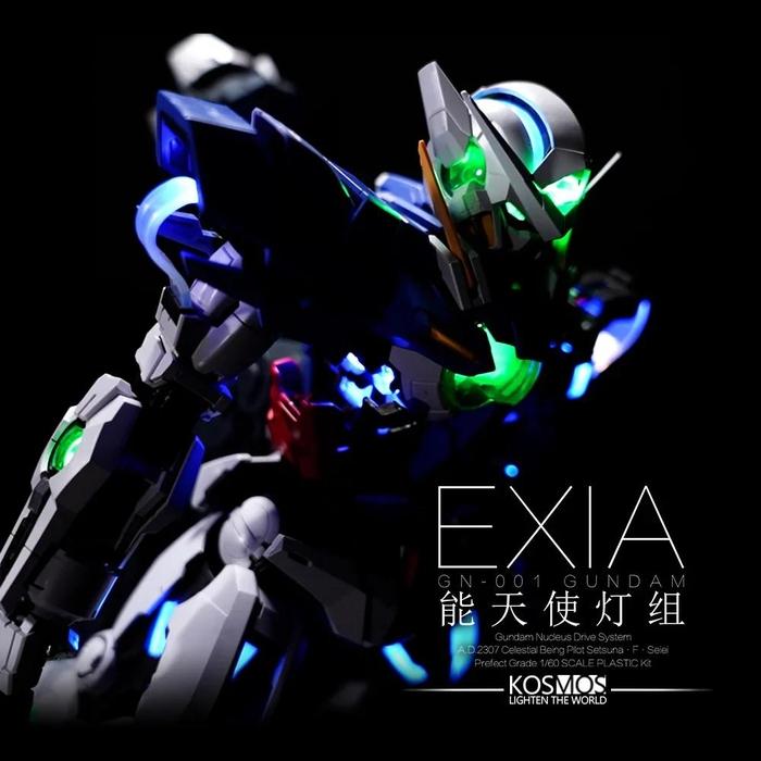 Kosmos PG 1/60 Exia Gundam LED set.