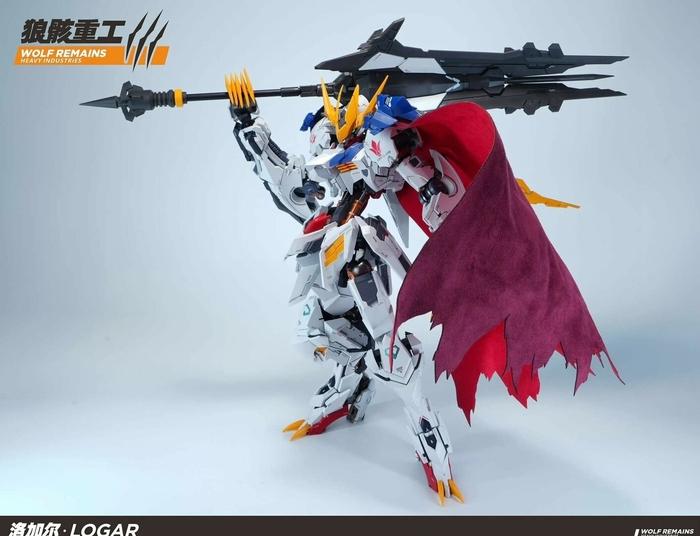 WOLF REMAINS Heavy Industry PG 1/60 Logar Barbatos Lupus Rex Metal Frame Model Kit