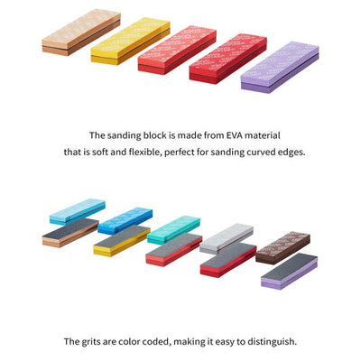 DSPIAE #180-#800 Sanding Sponge 30Pcs