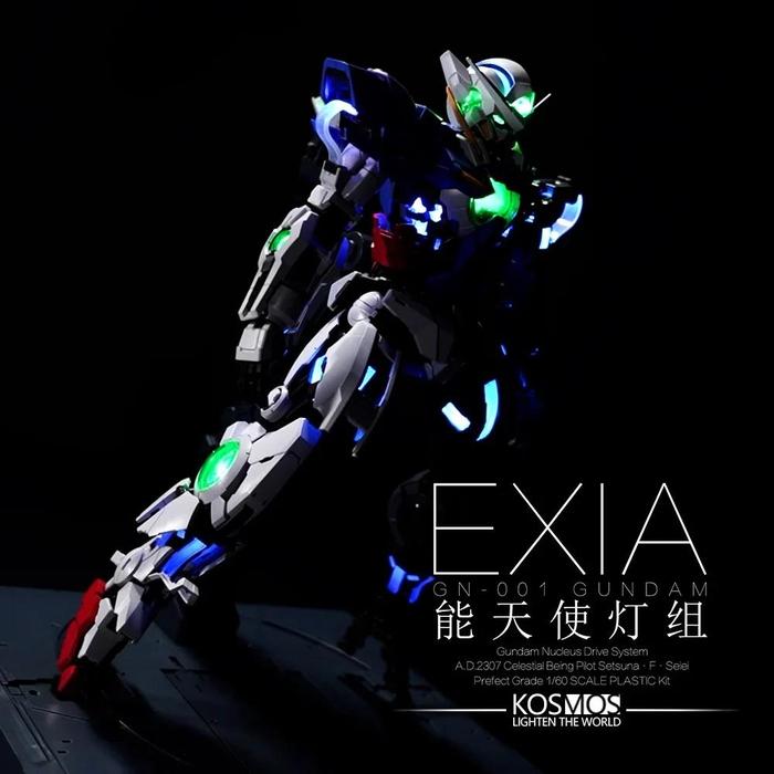 Kosmos PG 1/60 Exia Gundam LED set.