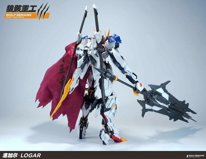 WOLF REMAINS Heavy Industry PG 1/60 Logar Barbatos Lupus Rex Metal Frame Model Kit