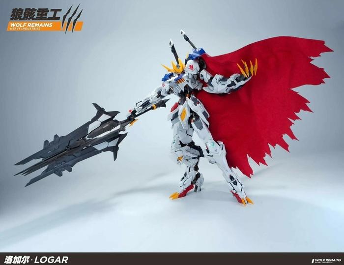 WOLF REMAINS Heavy Industry PG 1/60 Logar Barbatos Lupus Rex Metal Frame Model Kit