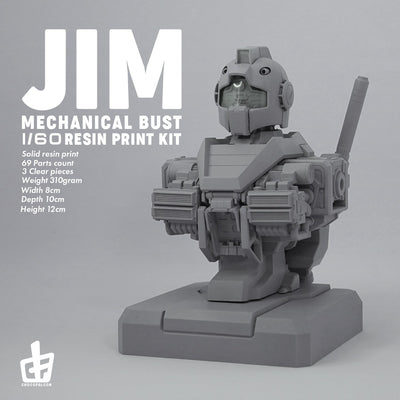 1/60 Jim Bust kit by Chocofalcon