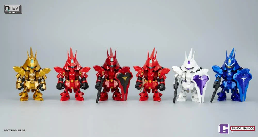 Limited Bandai BNESH Q MSV QMSV Mini Sazabi Blind Box