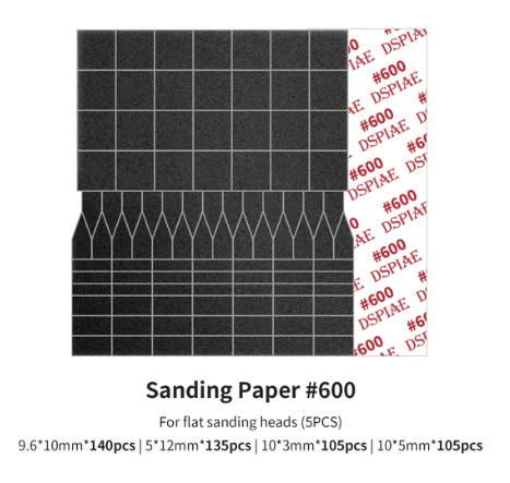 DSPIAE Sanding Paper for Reciprocating Sanding Tool