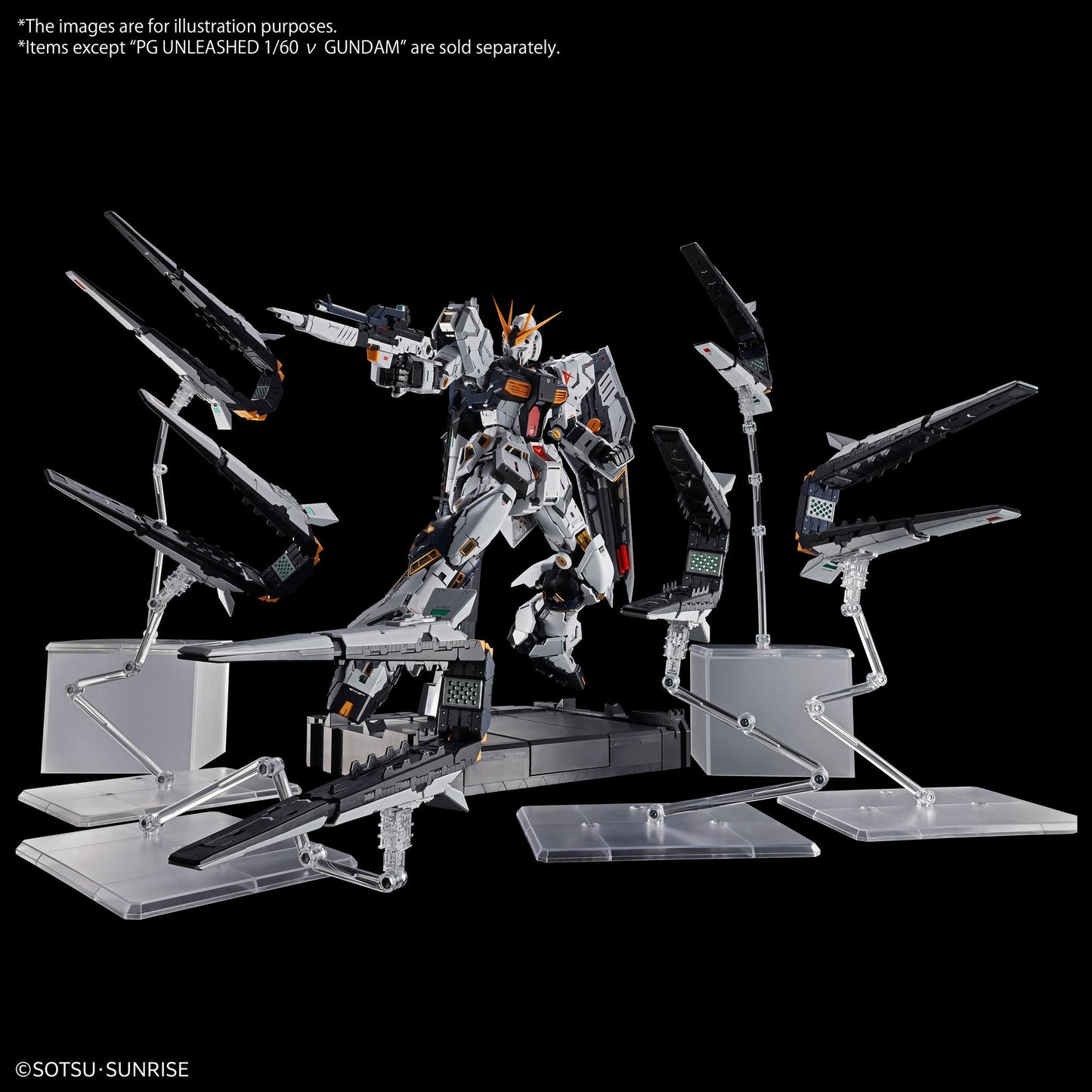 BANDAI HOBBY PG UNLEASHED 1/60 ν GUNDAM