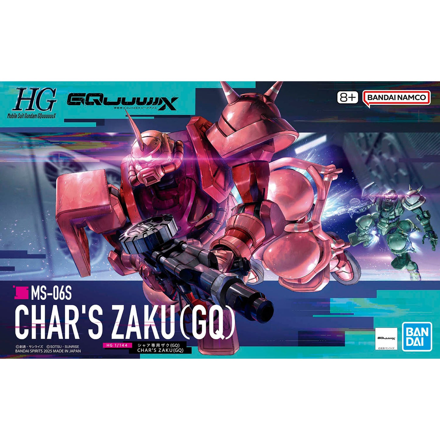 BANDAI HOBBY HG 1/144 CHAR'S ZAKU(GQ)