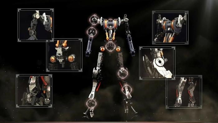 WOLF REMAINS Heavy Industry PG 1/60 Logar Barbatos Lupus Rex Metal Frame Model Kit