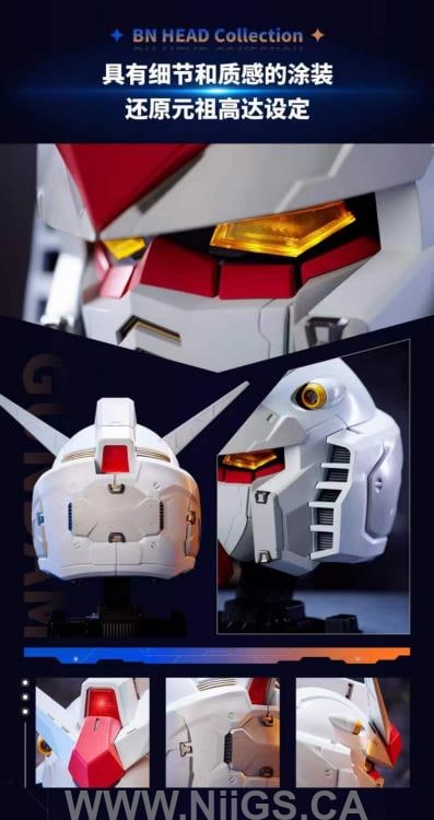 Limited Bandai Namco BN HEAD Collection VOL.1 RX-78-2 Gundam – Nii