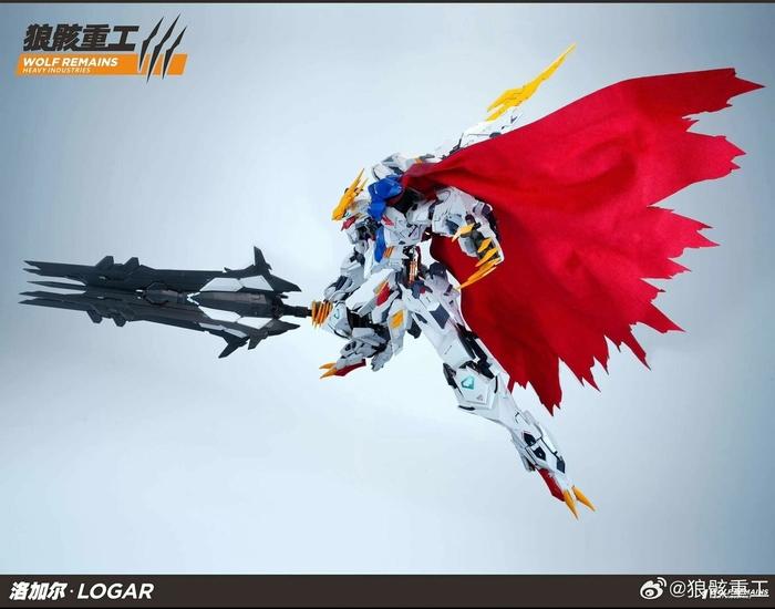 WOLF REMAINS Heavy Industry PG 1/60 Logar Barbatos Lupus Rex Metal Frame Model Kit