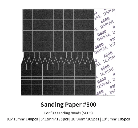 DSPIAE Sanding Paper for Reciprocating Sanding Tool