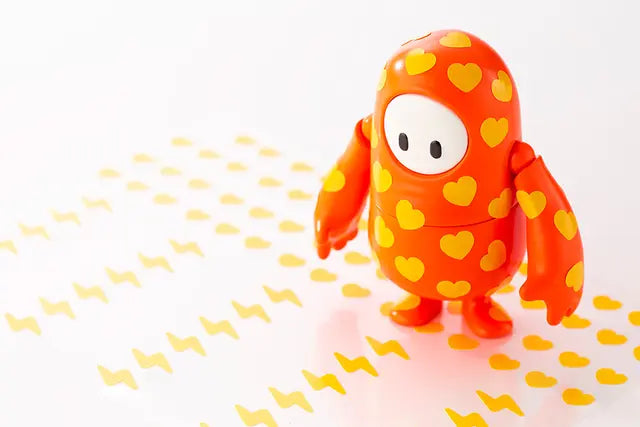 KOTOBUKIYA FALL GUYS ULTIMATE KNOCKOUT Action Figure pack Legendary Edition: Orangeade/Golden Chicken Costume