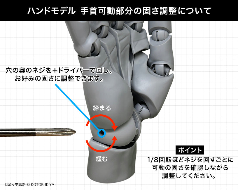 KOTOBUKIYA ARTIST SUPPORT ITEM HAND MODEL