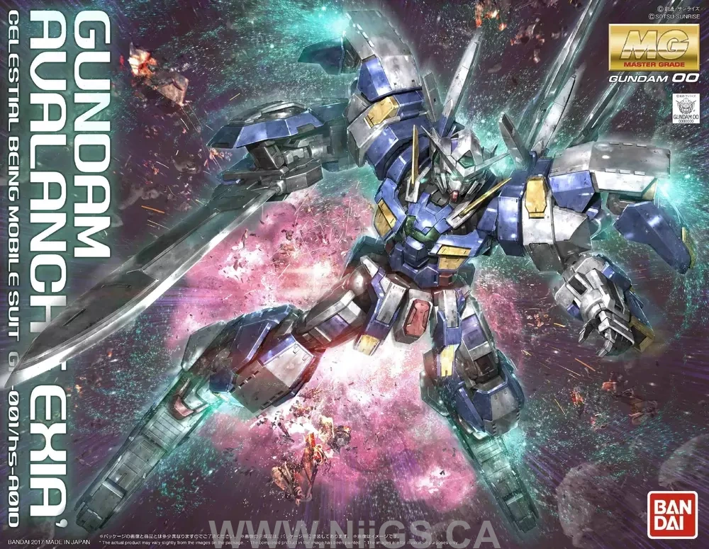 BANDAI HOBBY MG 1/100 GUNDAM AVALANCHE EXIA - Nii G Shop