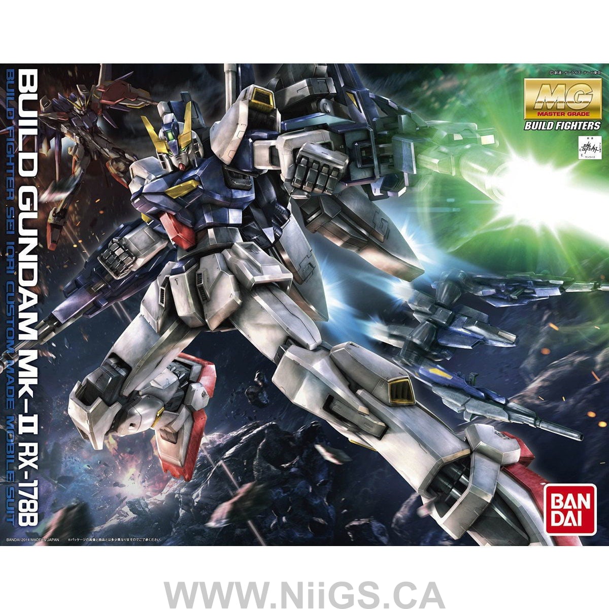 BANDAI Hobby MG 1/100 Build Gundam Mk-II - Nii G Shop