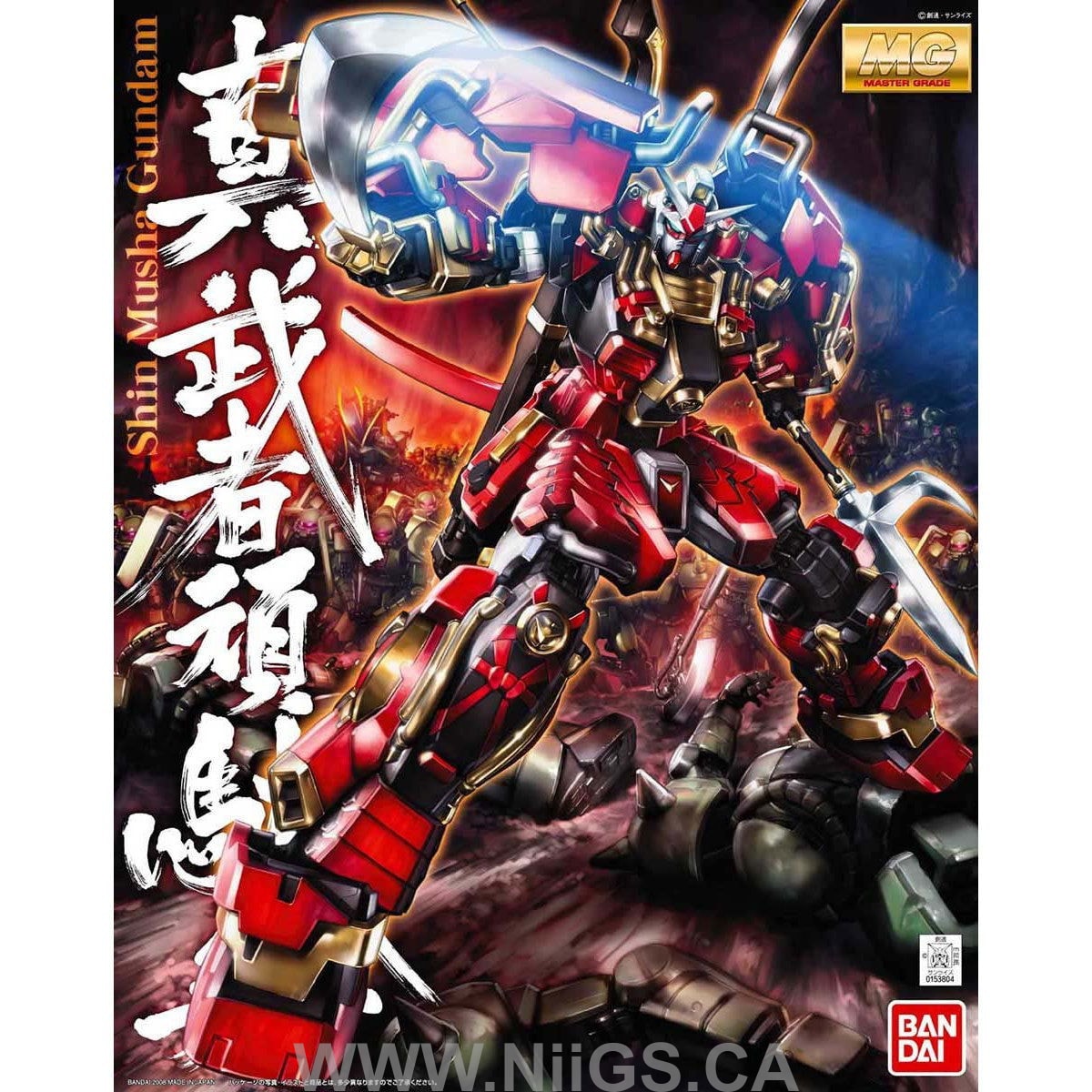 BANDAI Hobby MG 1/100 Shin Musha Gundam - Nii G Shop