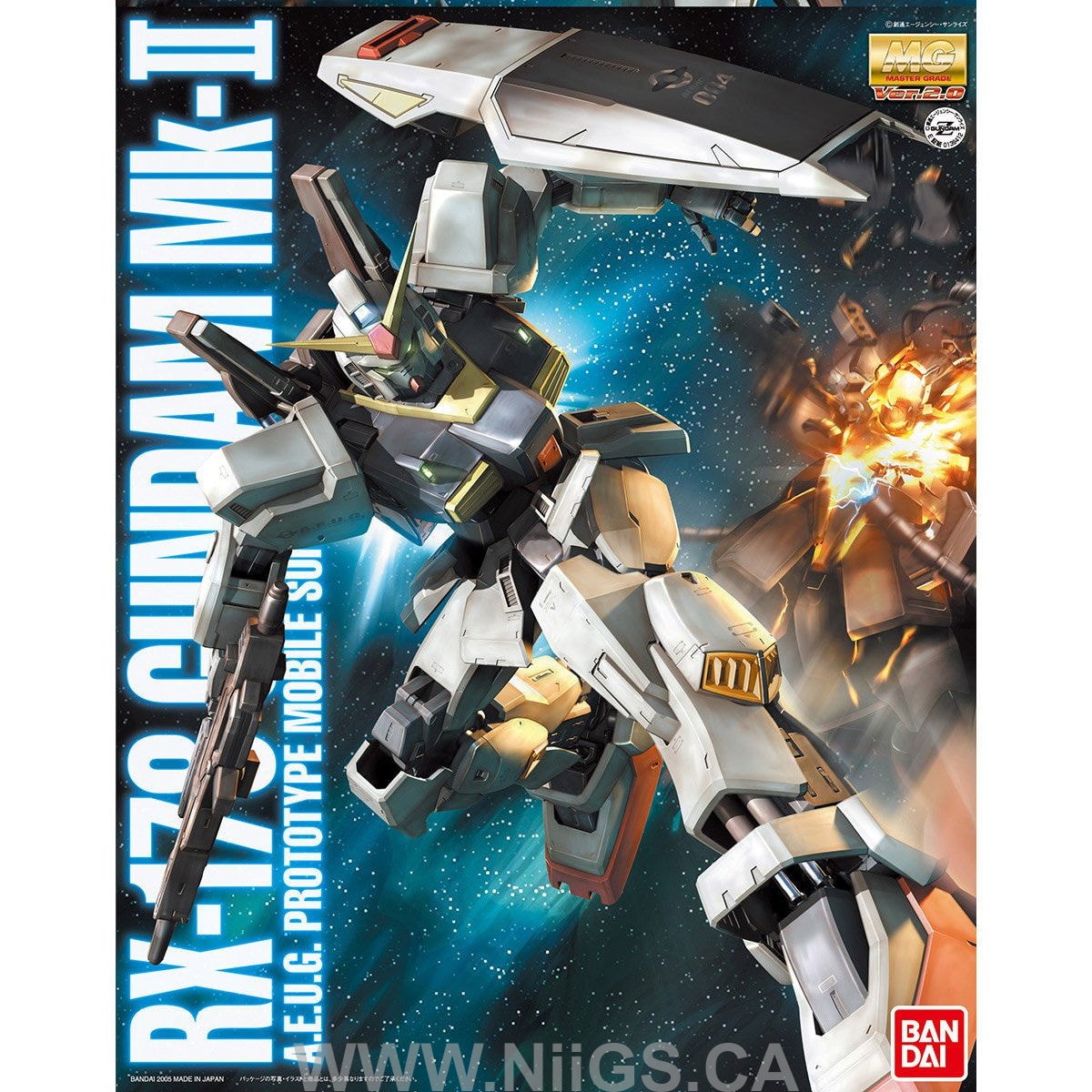 BANDAI Hobby MG RX-178 Gundam Mk II Ver.2.0 - Nii G Shop