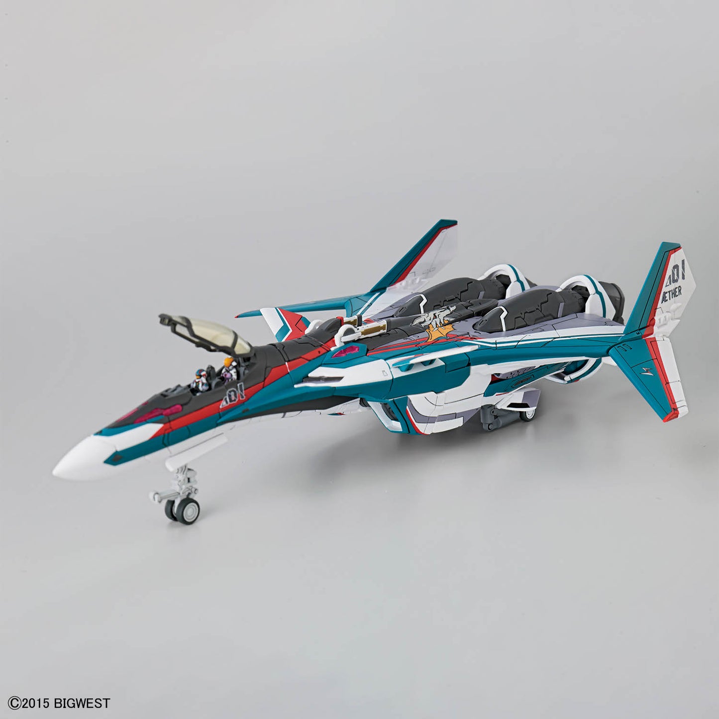 BANDAI HOBBY HG 1/100 VF-31S SIEGFRIED (ARAD MÖLDERS USE) Deluxe Set
