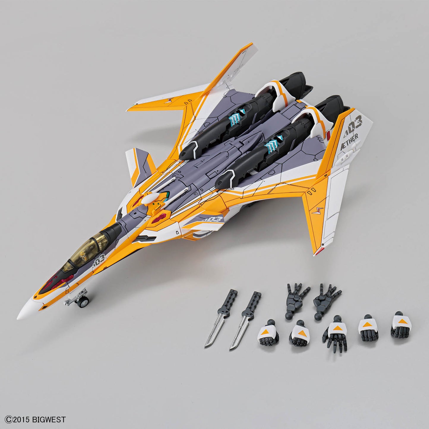 BANDAI HOBBY HG 1/100 VF-31E SIEGFRIED （CHUCK MUSTANG USE）