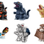 BANDAI Godzilla SofviDoll "Godzilla" (Box/10), Bandai Shokugan SofviDoll