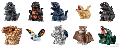 BANDAI Godzilla SofviDoll "Godzilla" (Box/10), Bandai Shokugan SofviDoll