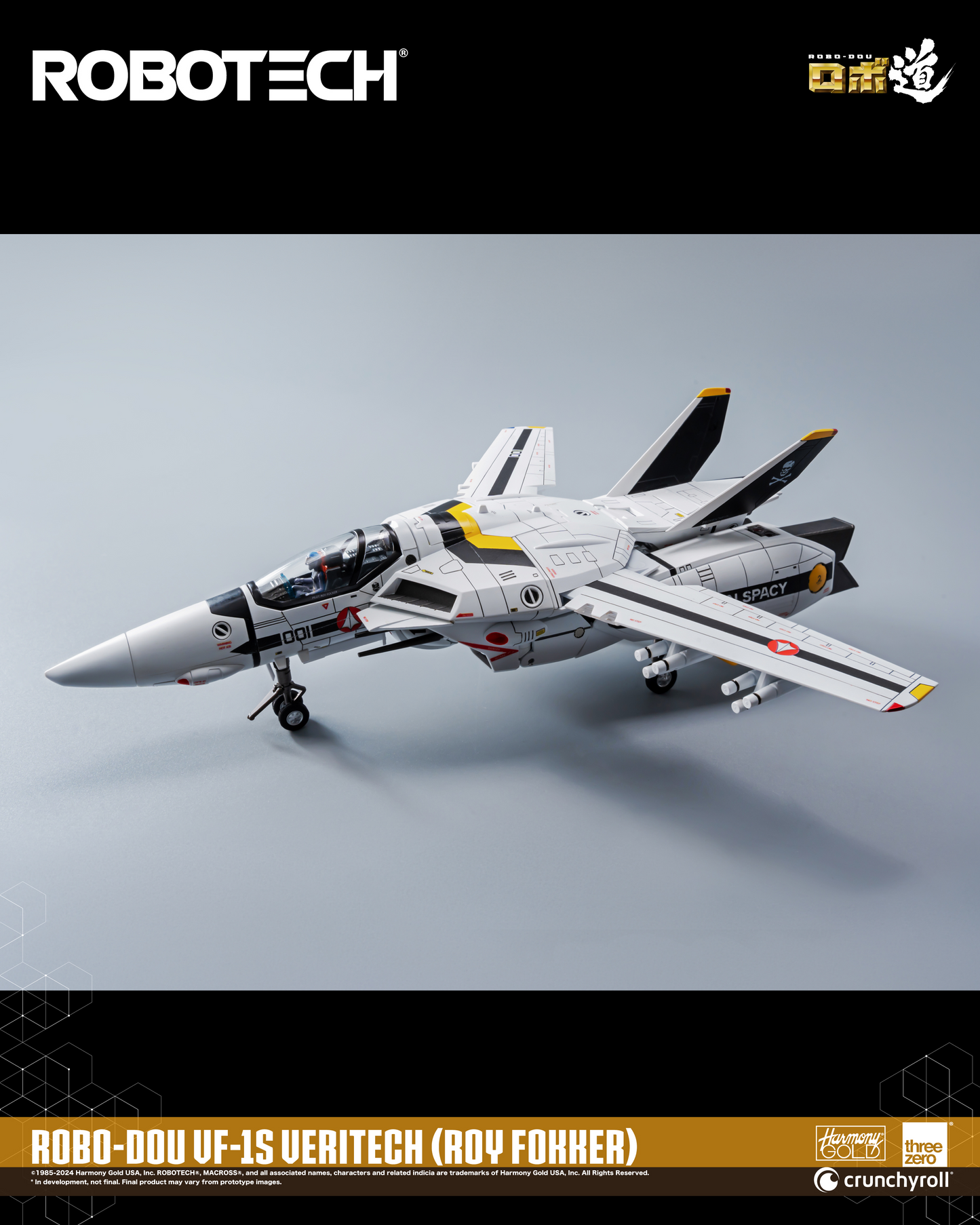 Three Zero ROBO-DOU ROBOTECH VF‐1S Veritech (Roy Fokker)