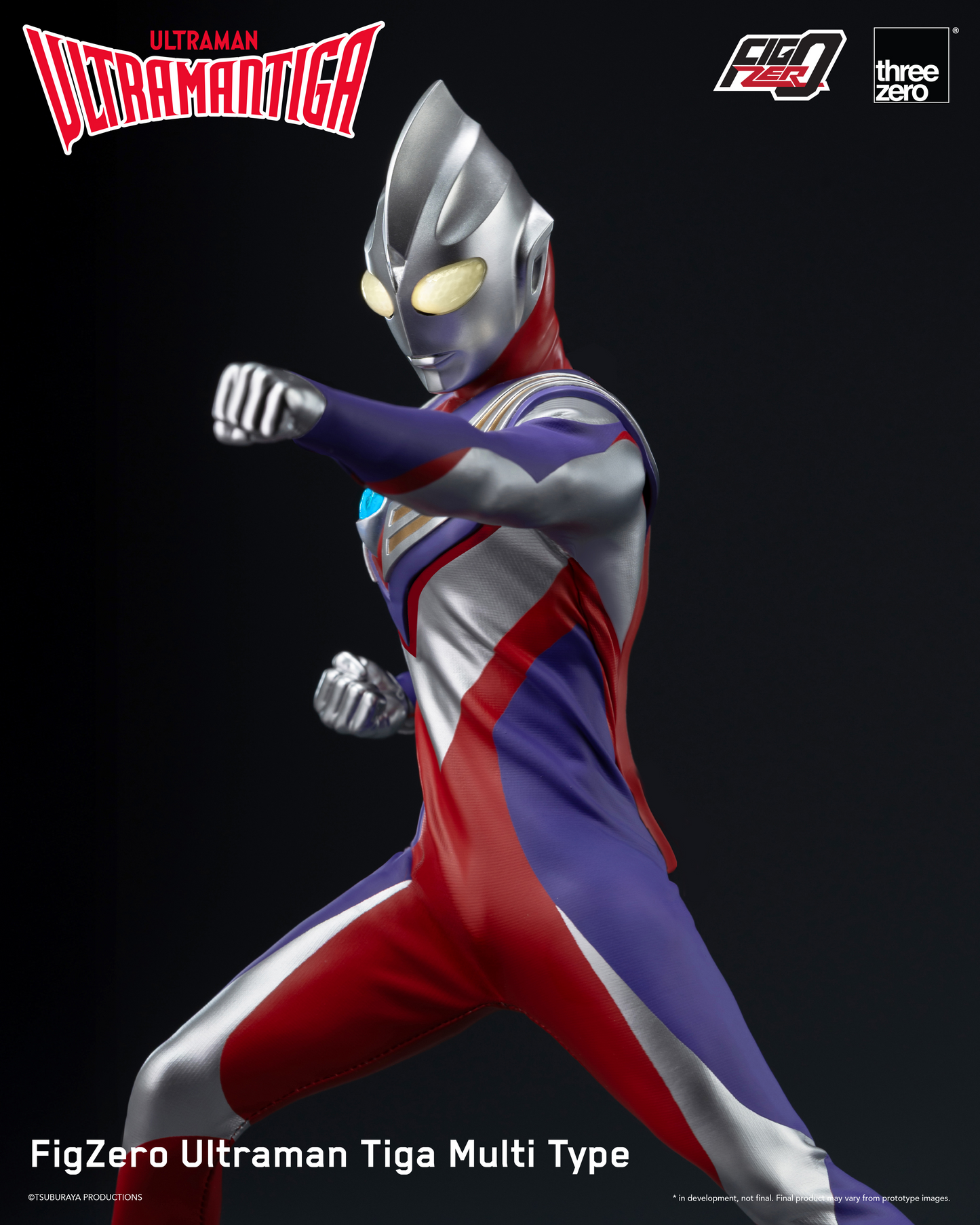 threezero FigZero Ultraman Tiga Multi Type