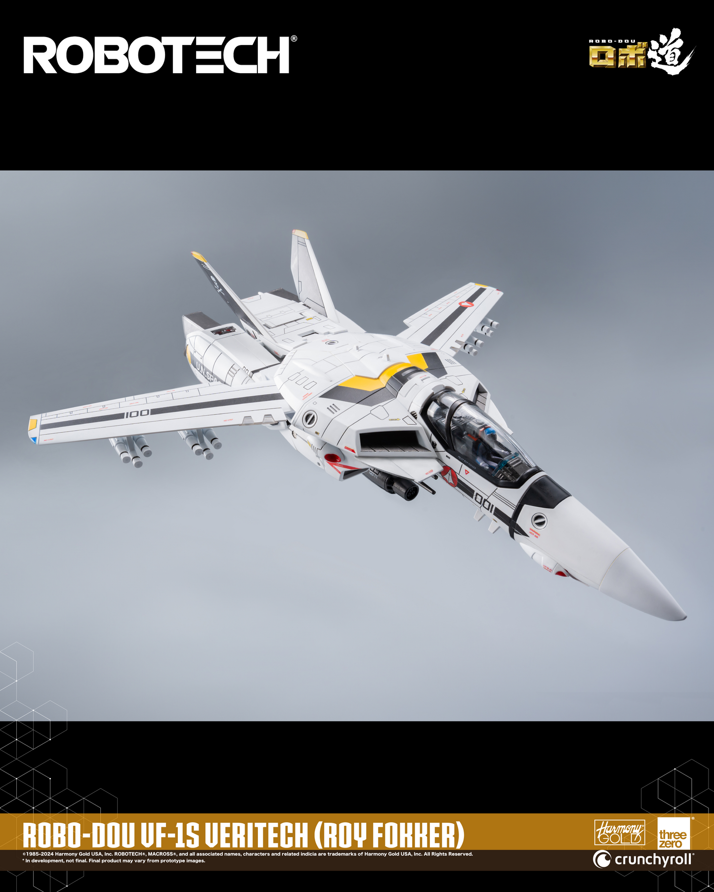 Three Zero ROBO-DOU ROBOTECH VF‐1S Veritech (Roy Fokker)